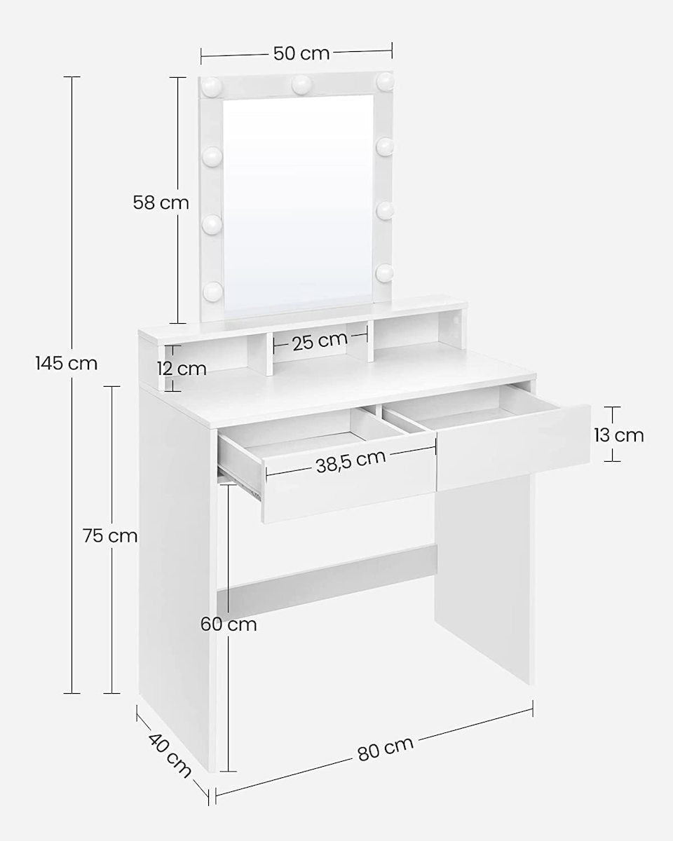 Τουαλέτα Κρεβατοκάμαρας 80x40x145εκ.