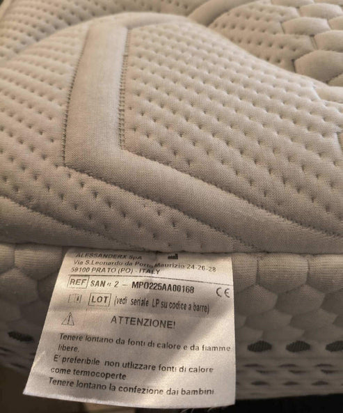 Massaggio Deluxe Διπλό Ανατομικό Στρώμα Memory Foam 150x200x25cm